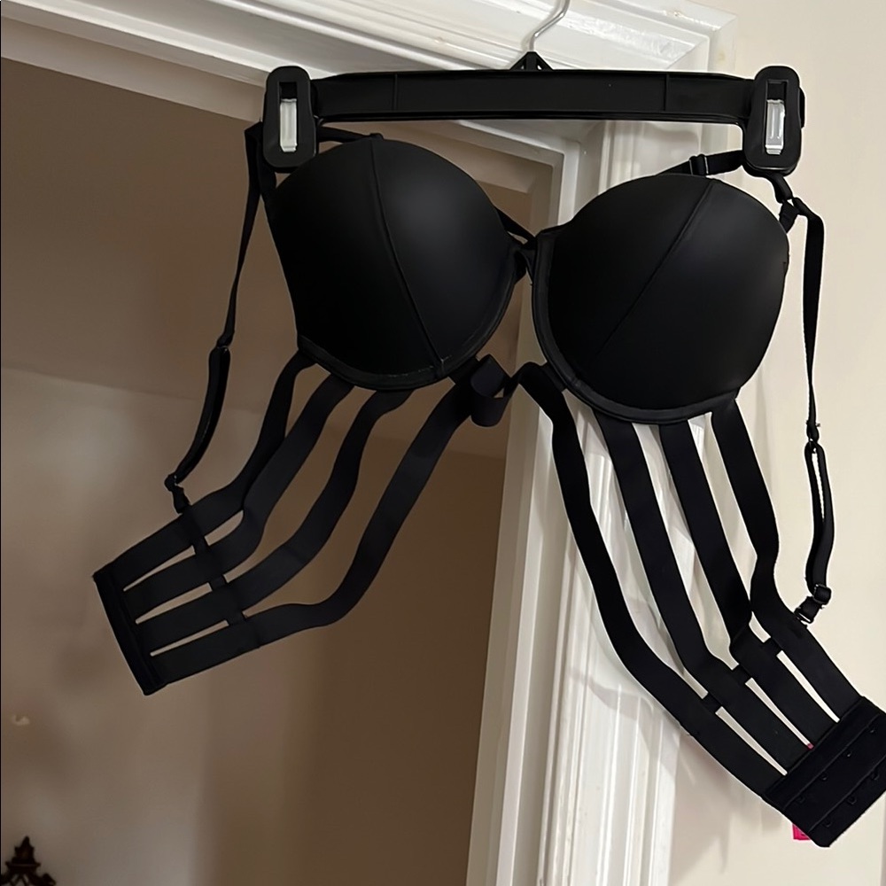 Black Strappy Bra